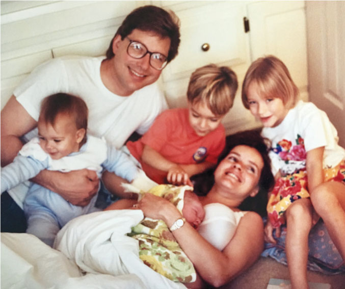 Johns birth on the bathroom floor March 17 1990 From left to right Don - photo 12