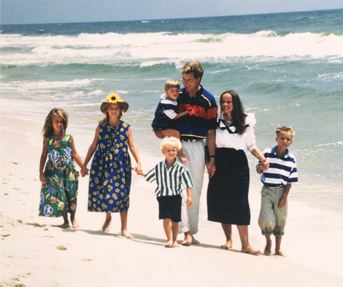 Family photo at the Gulf Coast September 1994 From left to right Rachel - photo 13