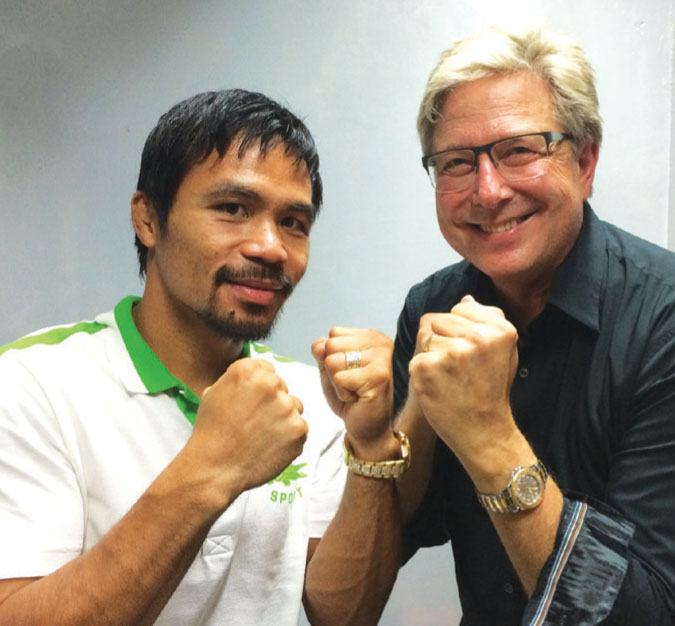 Having fun with Manny Pacquiao November 2013 before my concert in General - photo 14