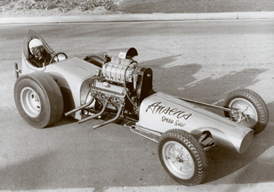 The first car to break the 150-mile-per-hour barrier in the quarter-mile on - photo 4