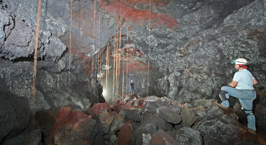 Image Credit Alan Cressler Lava tubes in Hawaii Notice the roots hanging from - photo 4