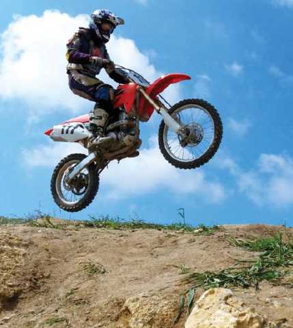 Off-road motocross riding can include jumps over obstacles Motocross demands - photo 3