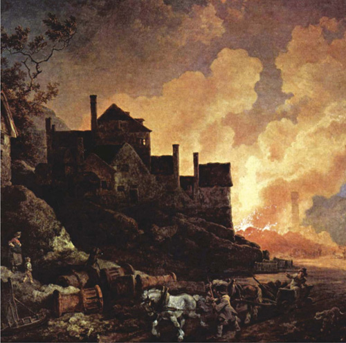 The 1801 painting Coalbrookdale by Night by Philip James de Loutherburg shows - photo 4