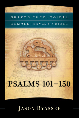 Jason Byassee - Psalms 101-150