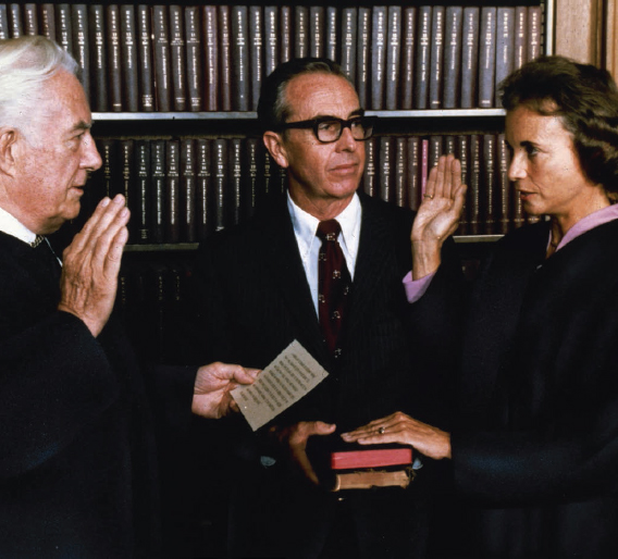 Sandra Day OConnor takes the oath of office as the first woman justice of the - photo 2