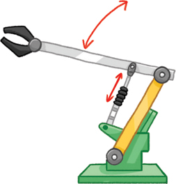 2 A hydraulic system releases fluid into tubes to push and pull on moving - photo 24