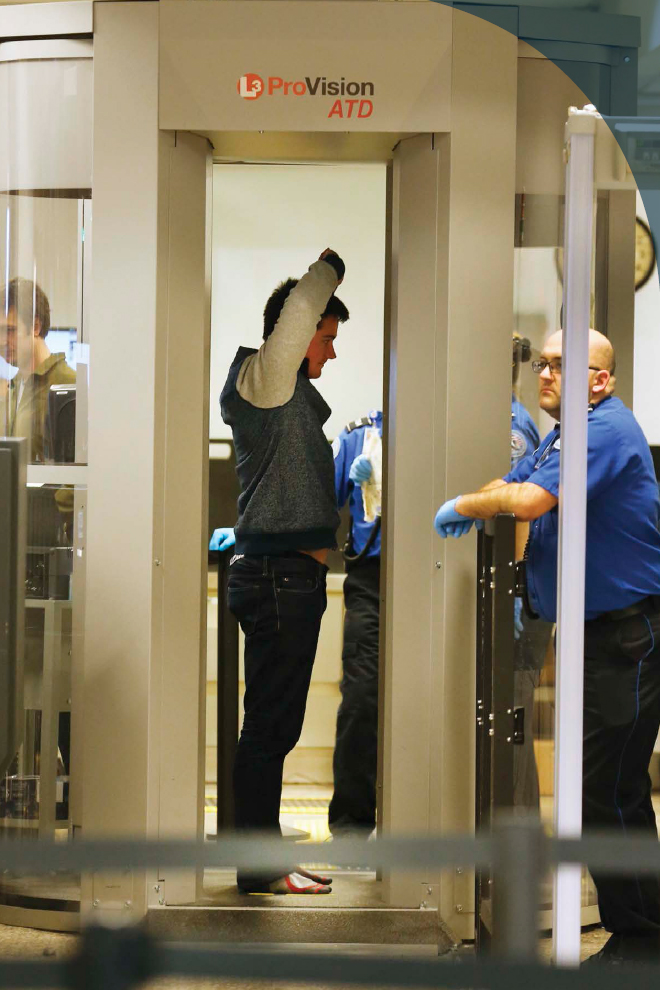 A Transportation Security Administration checkpoint at Salt Lake City - photo 2