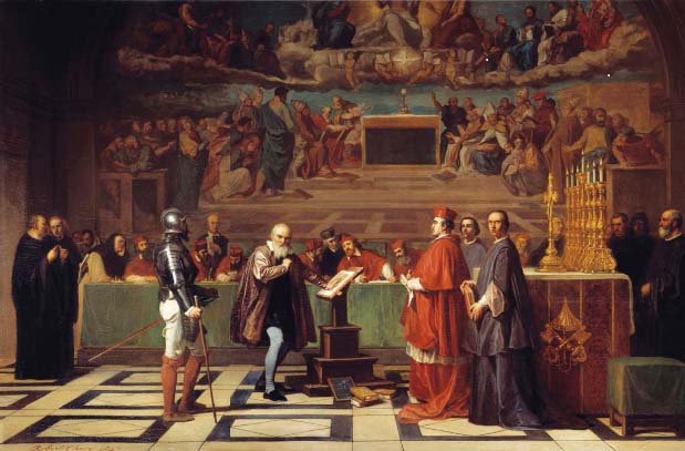 An 1847 painting depicts the condemnation of Galileo Galilei in 1632 by the - photo 3