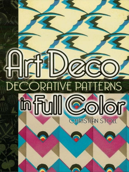Christian Stoll - Art Deco Decorative Patterns in Full Color