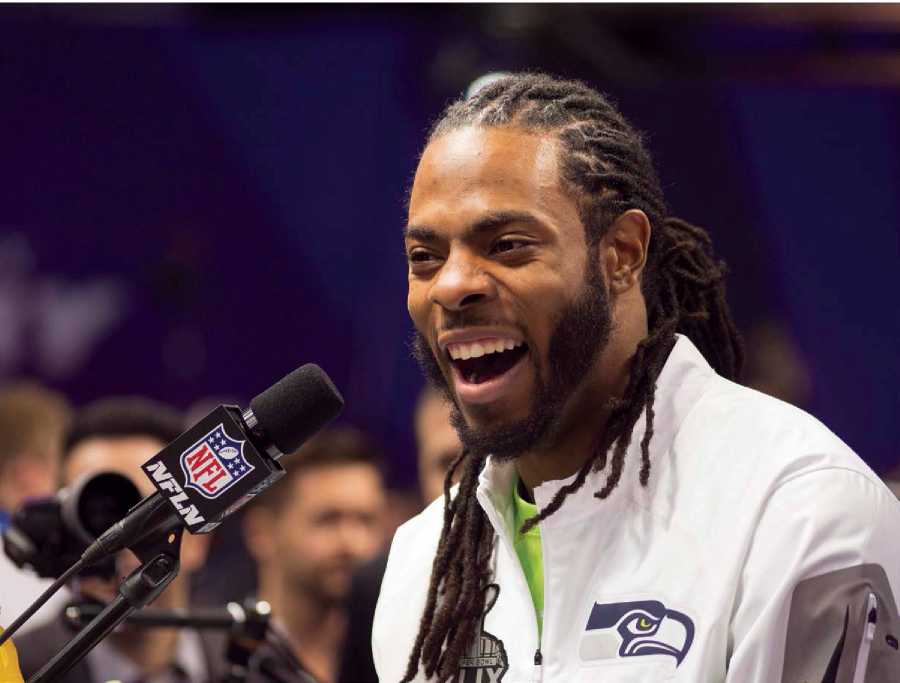 Sherman is popular with sportswriters and other media reporters who appreciate - photo 5