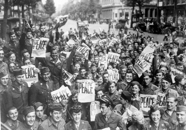 People celebrate the end of World War II in Paris in 1945 Whether it was - photo 4