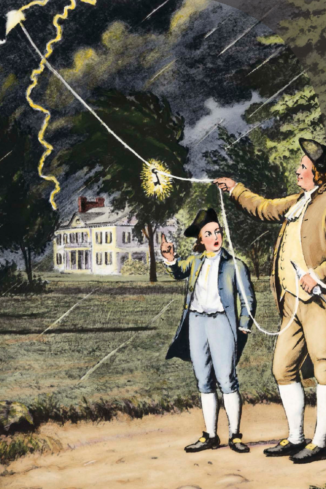 Benjamin Franklins kite experiment is one of the most famous electrical - photo 3