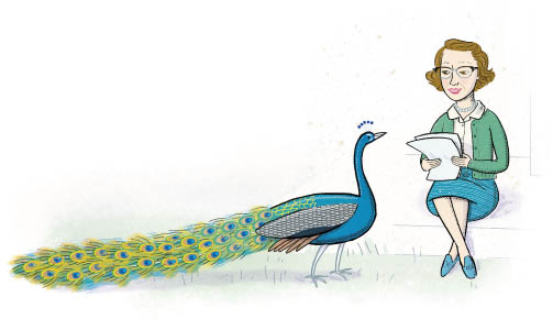 Pets brighten a writers days as her fabulous peafowl surely did for Flannery - photo 7