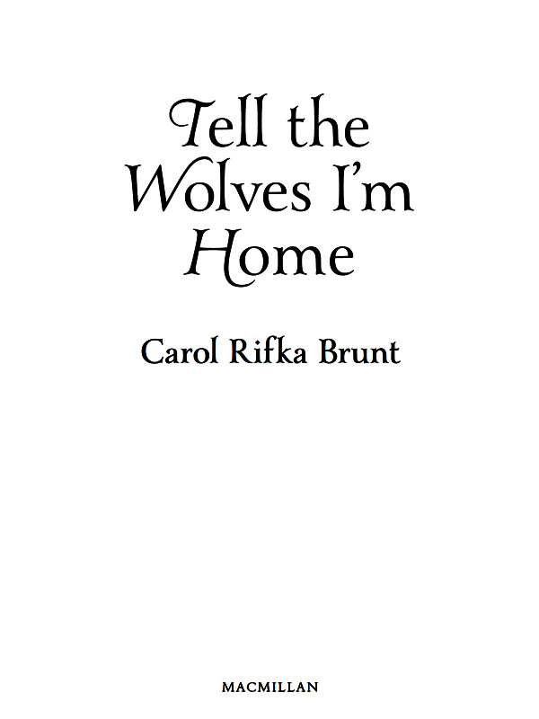 Tell the Wolves Im Home A Novel - image 1