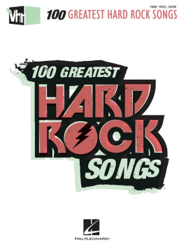 Hal Leonard Corp. - VH1s 100 Greatest Hard Rock Songs (Songbook)