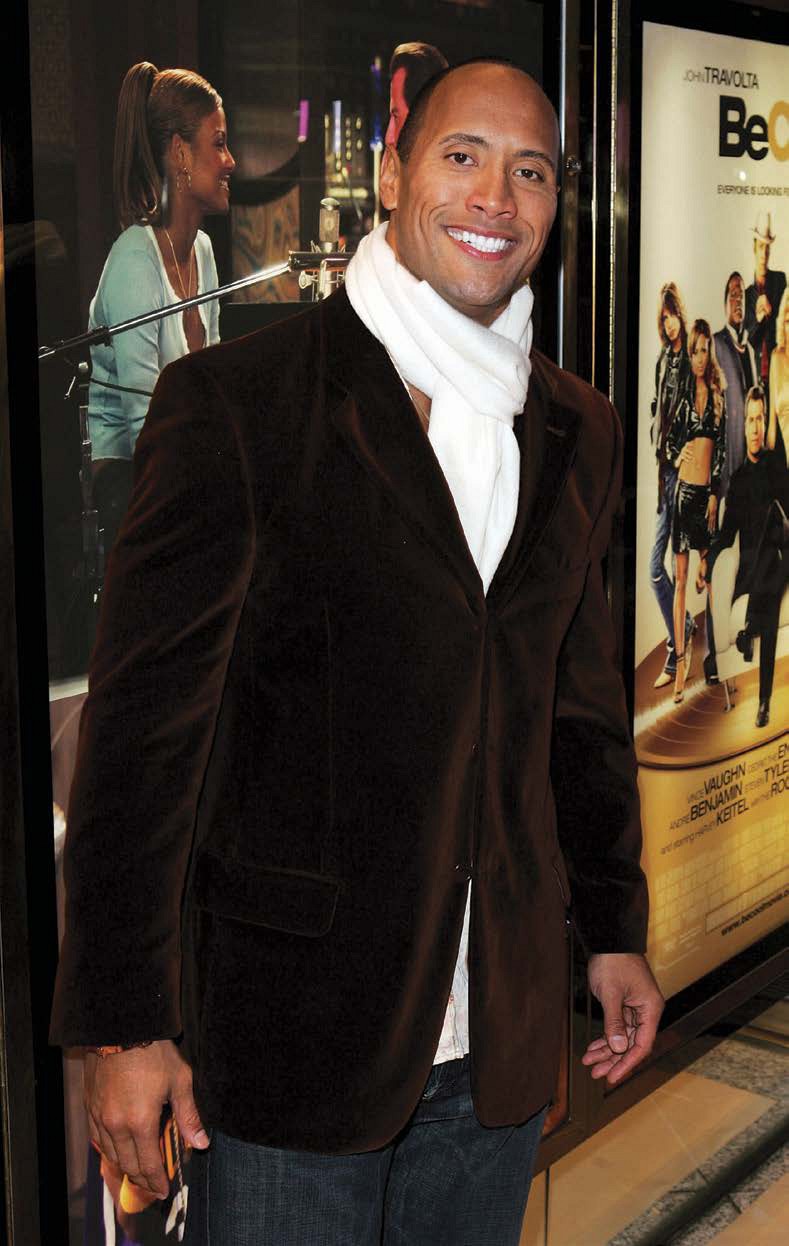 Dwayne attends the 2005 London premiere of Be Cool one of his early films - photo 10