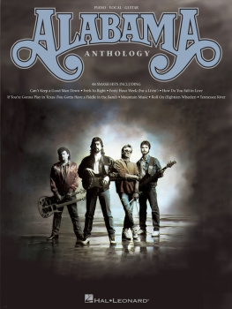 Alabama - Alabama Anthology (Songbook)