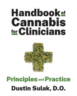Dustin Sulak DO - Handbook of Cannabis for Clinicians: Principles and Practice