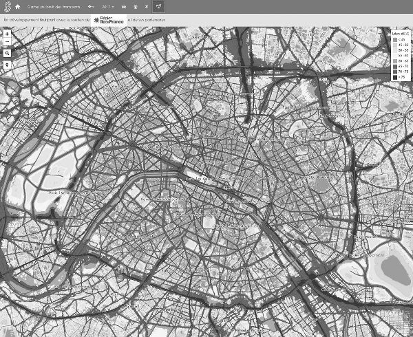 Figure 11 Noise map of Paris created by Bruitparif wwwbruitpariffr With - photo 2