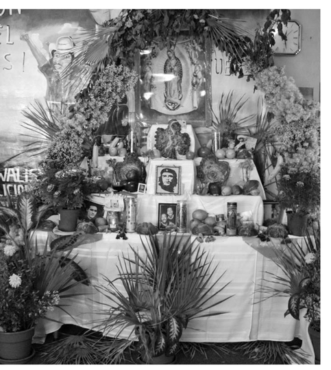 Altar at the CIW headquarters for El Da de los Muertos One EL DA DE LOS - photo 4