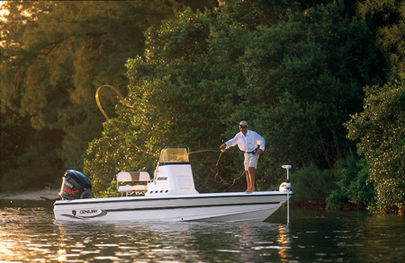 The best of both worlds This fisherman has a powerful outboard to get him out - photo 6