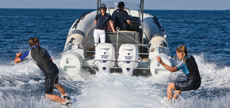 4-STROKE OUTBOARDS PROS Quiet and smooth running Better fuel economy Less - photo 9