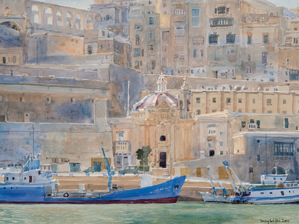 The City of Stone Valletta Malta 57 x 76 cm 22 x 30 in Both the beauty and - photo 8