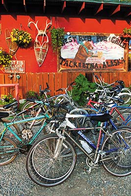 bikes in Talkeetna casting for salmon in Homer Where to Go Anchorage - photo 14