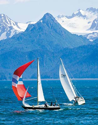 sailboats in Kachemak Bay The quaint town of Talkeetna halfway between - photo 19