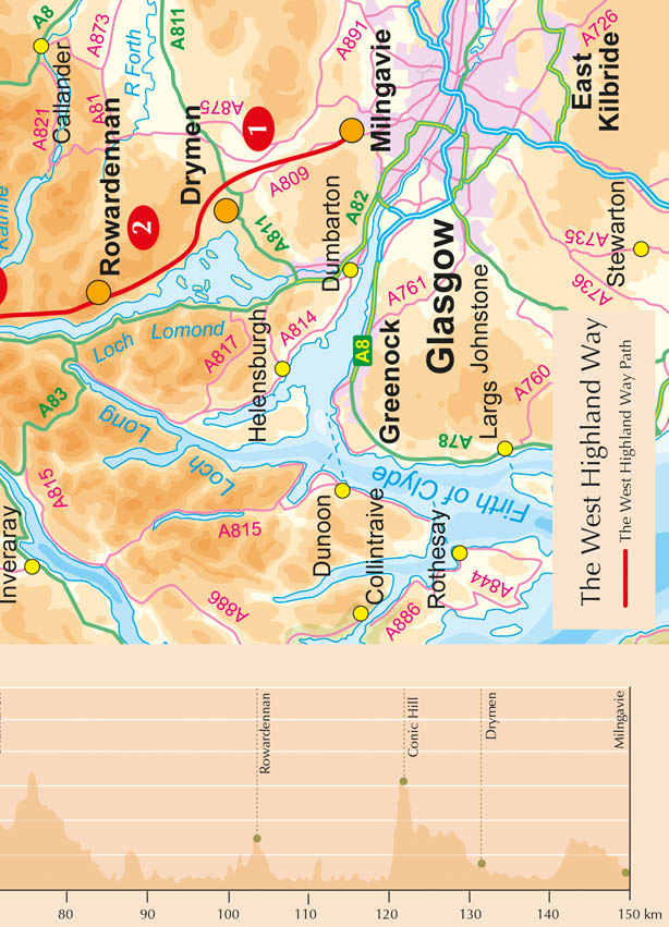 The River Fillan in a gentle frame of mind ROUTE SUMMARY TABLE SOUTH TO NORTH - photo 8