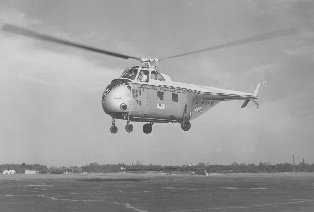 John Reid test flying a new Westland Sikorsky S-55 November 1954 JR - photo 1