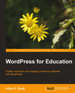 Adam D. Scott - WordPress for education