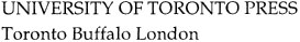 University of Toronto Press Incorporated 1997 Toronto Buffalo London Printed in - photo 1