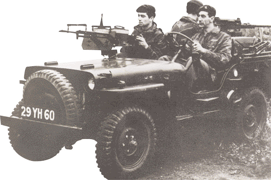 The Belgian SAS used heavily-armed jeeps that were ideal for quick raiding in - photo 2