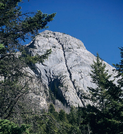 The Gmoser Crack splits the face of Mount Cory Photo Chic Scott The east - photo 20