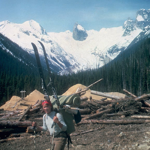 Margaret MacGougan arriving in the Bugaboos in the spring of 1965 Photo Gmoser - photo 28