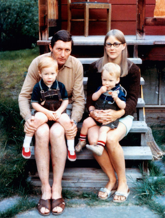 The Gmoser family on the front steps of their home in Harvie Heights Photo - photo 31