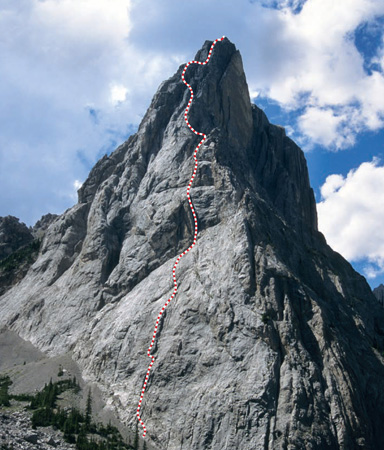 Mount Louis The Gmoser Route follows the dotted line Photo Chic Scott The - photo 19