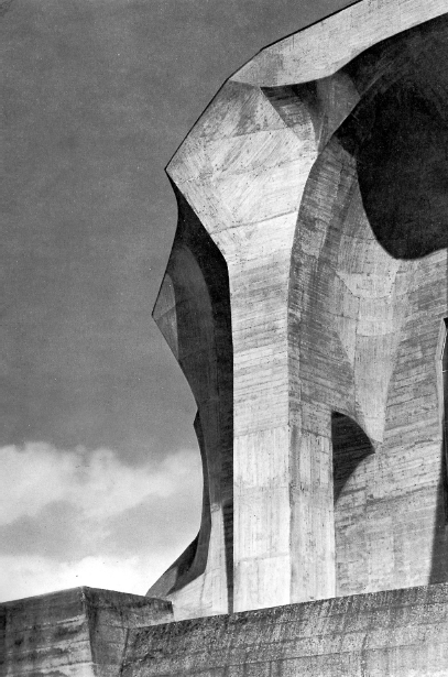 Detail of the second Goetheanum building begun in 1925 by Rudolf Steiner - photo 2