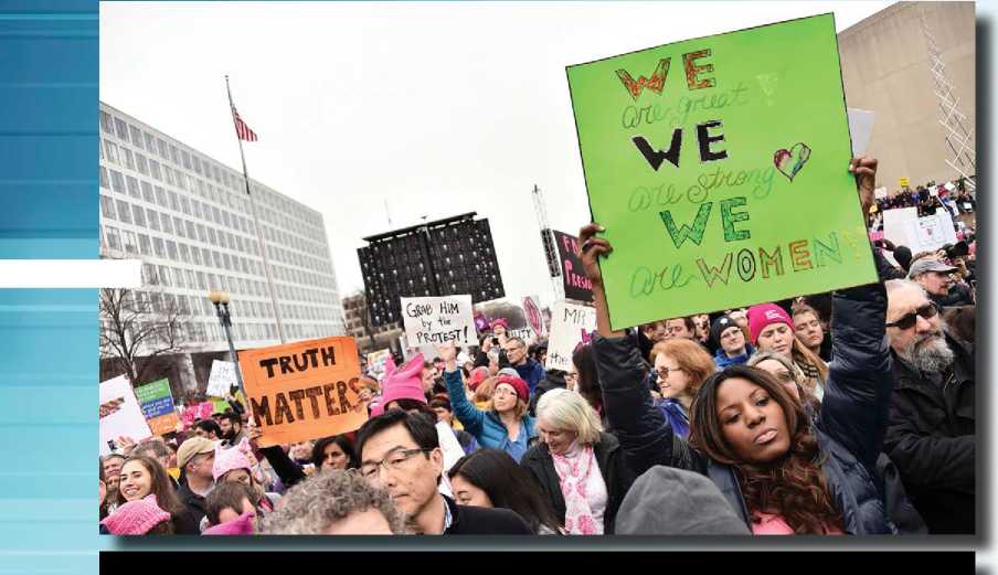 Despite a miNion protesters in Washington DC the Womens March on January 21 - photo 5