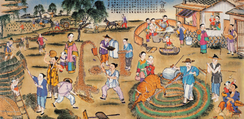 Joyful Peasants New Year poster Absolutely different festivals and customs - photo 4