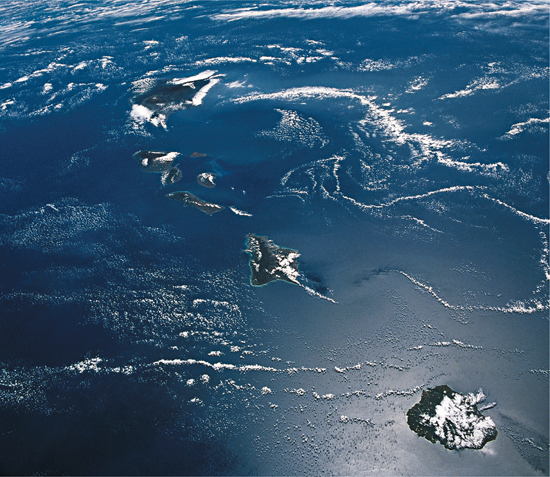 To Sally Ride the view of the Hawaiian islands from orbit appearing just as - photo 4