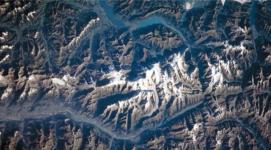 A late summer view of the snow-covered Bernese Alps in central Switzerland I - photo 5