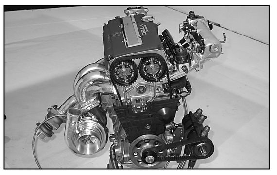 Nothing screams performance like a turbocharged B-series VTEC motor A - photo 3