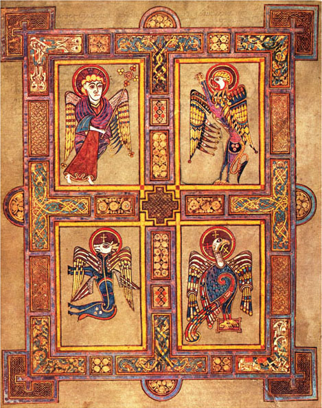 f27v The Four Evangelists Symbols page in the Gospel of Matthew The symbols - photo 5