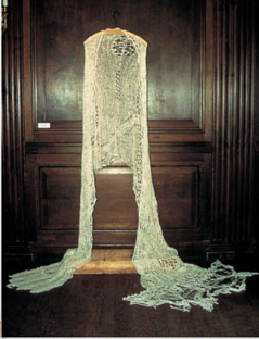 Portrait of Alzheimers Katharine Cobey 1992 knit of handspun silk and - photo 8