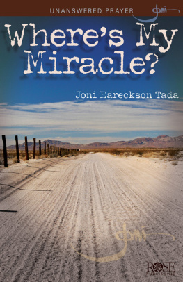 Joni Tada - Wheres My Miracle?: Unanswered Prayer