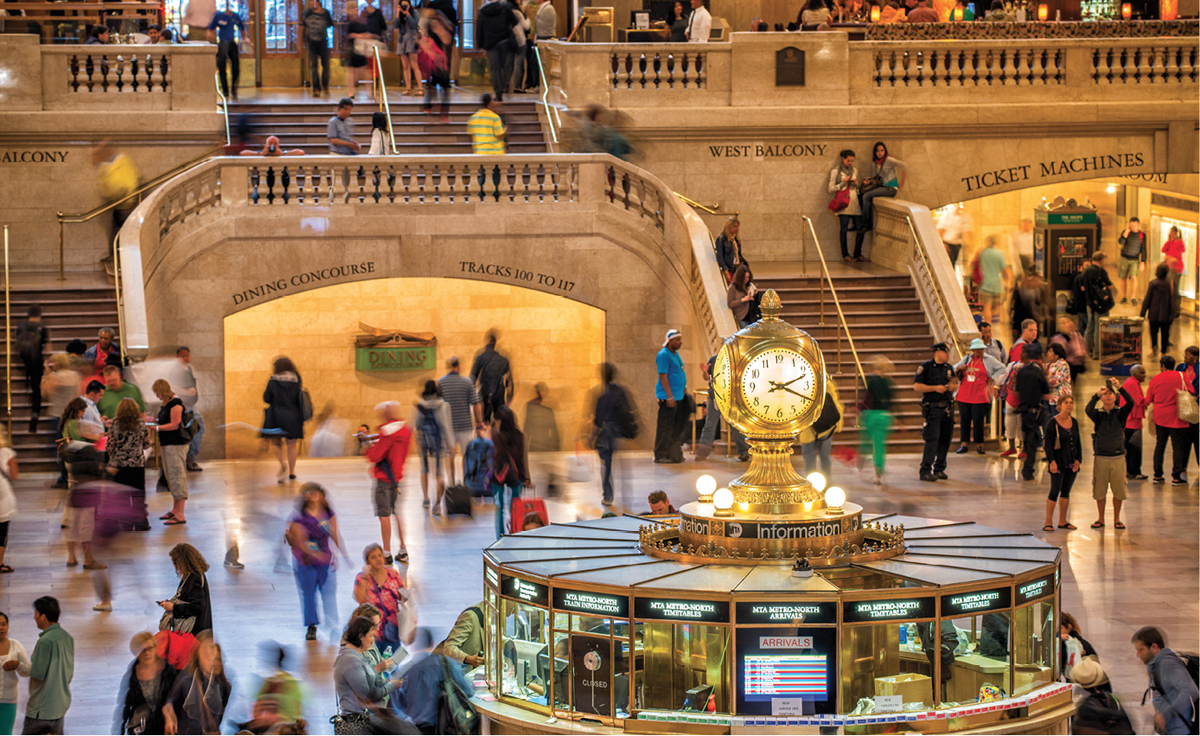 The frenetic energy of the commuters who dash through Grand Central Terminal is - photo 18