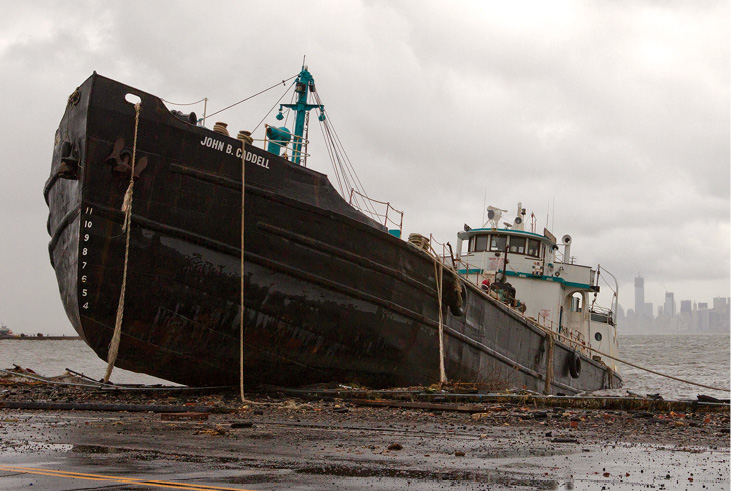 A massive tanker named the John B Caddell built in 1941 washed ashore on - photo 8