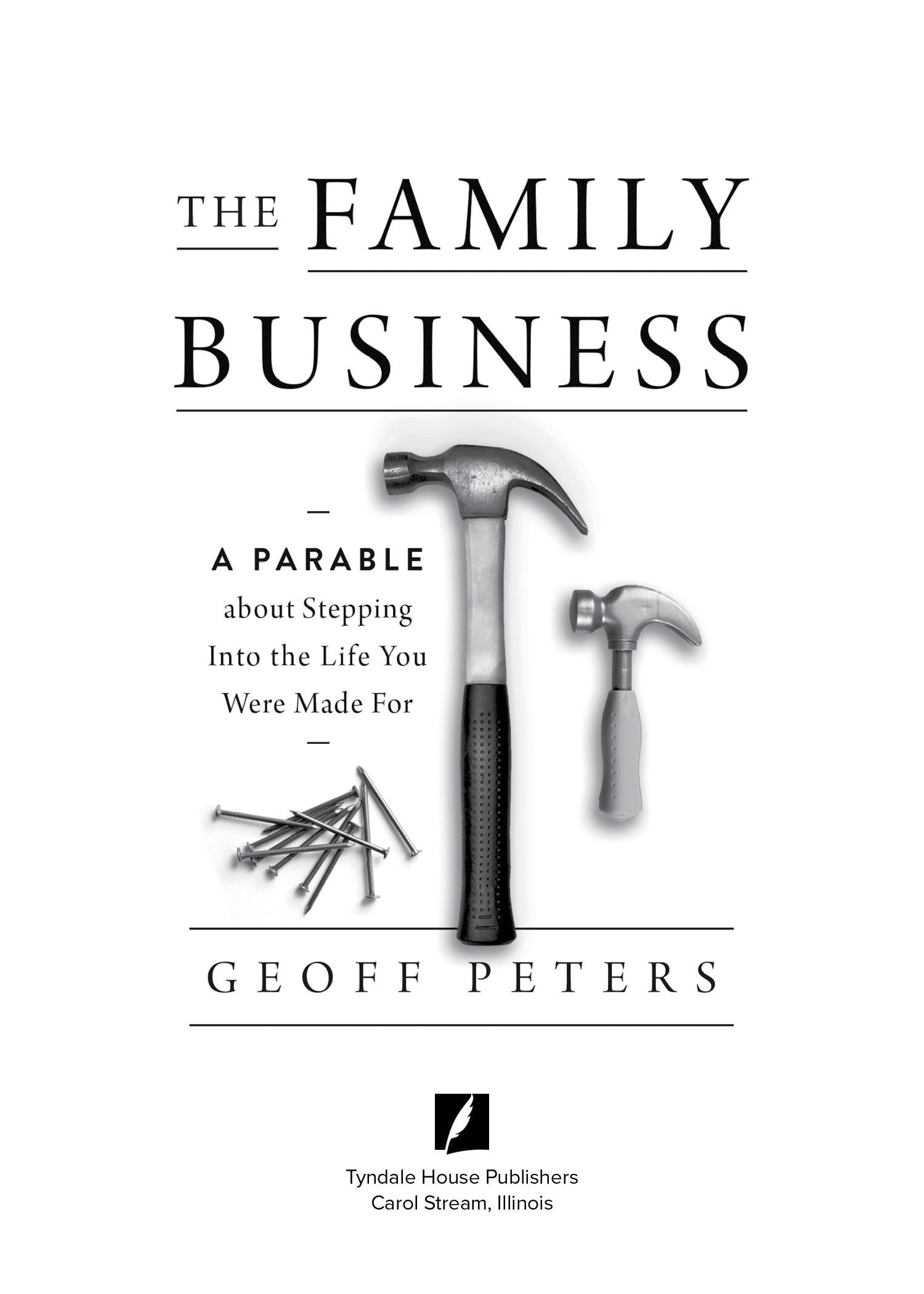 A must-read for people deciding whether to step into the Fathers business with - photo 2